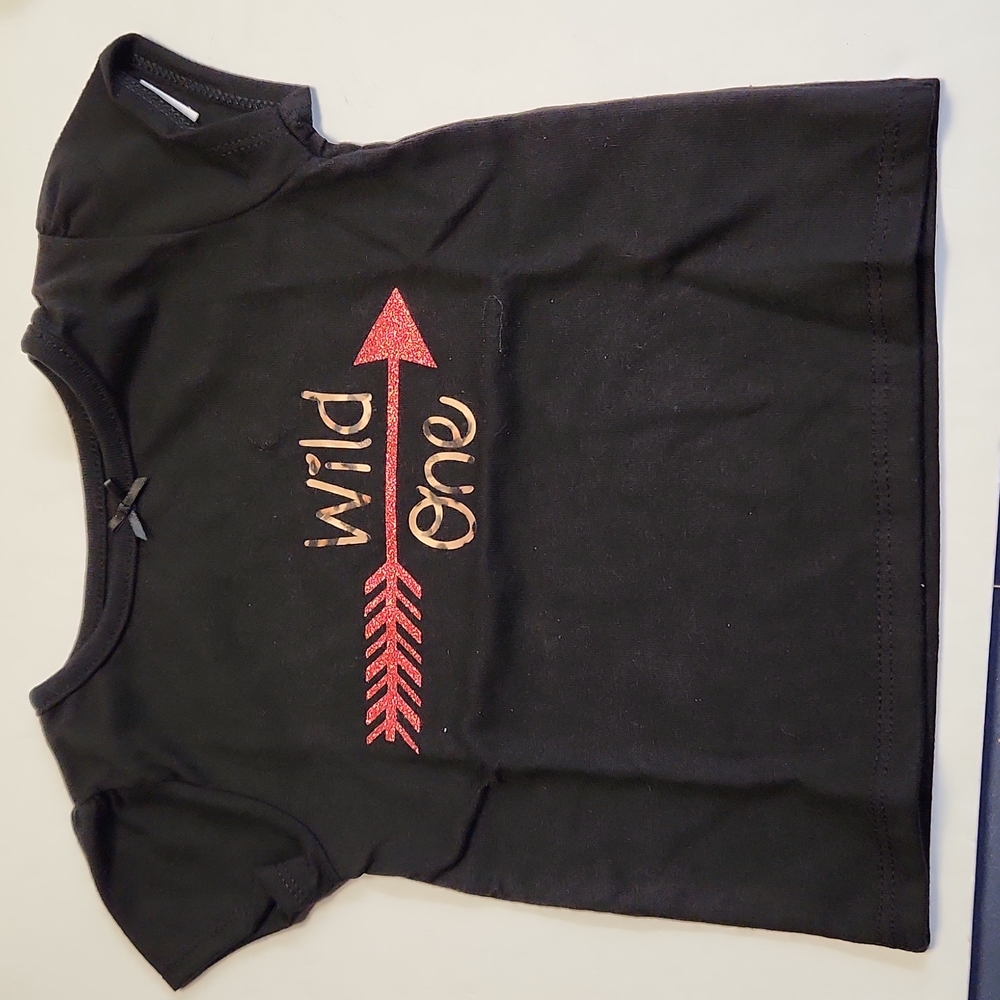 Garanimals Black "WildOne" Tshirt Size 12M